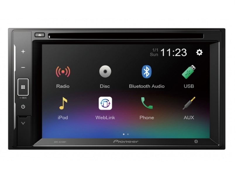 PIONEER autoradio AVH-A240BT 2DIN / Bluetooth / DVD