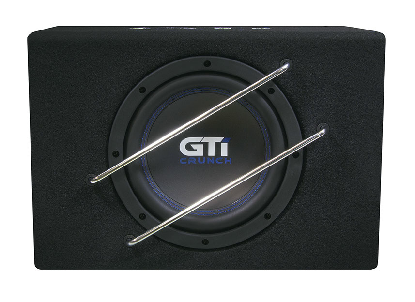 Crunch GTI-800A - Subwoofer in kist - 20 cm - 400 Watt