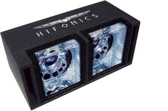 Hifonics Brutus Subwoofer in kast 2 x 30cm