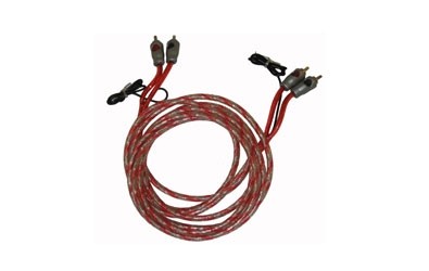 Necom RCA kabel Rood/zilver 3,0m