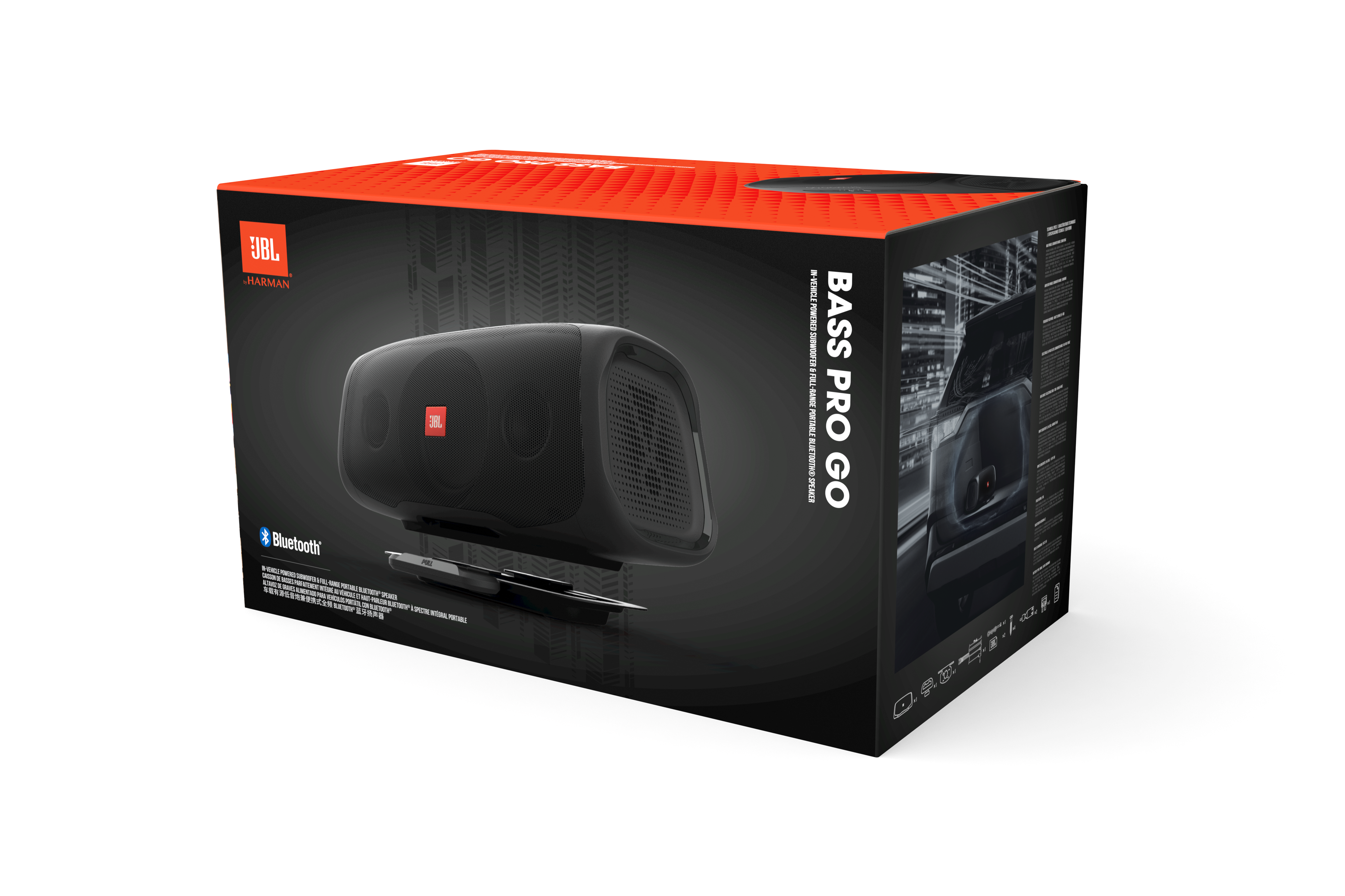 JBL BassPro Go 2 in 1 actieve subwoofer / Bluetooth speaker