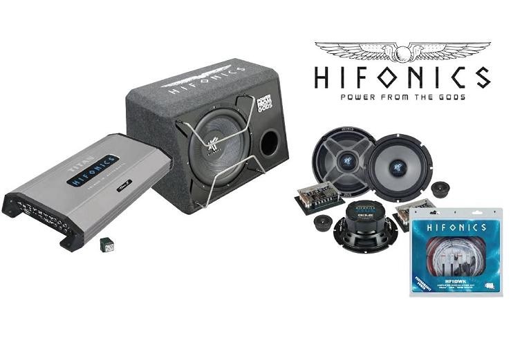 Hifonics Audioset 800 watt 4 kanaals