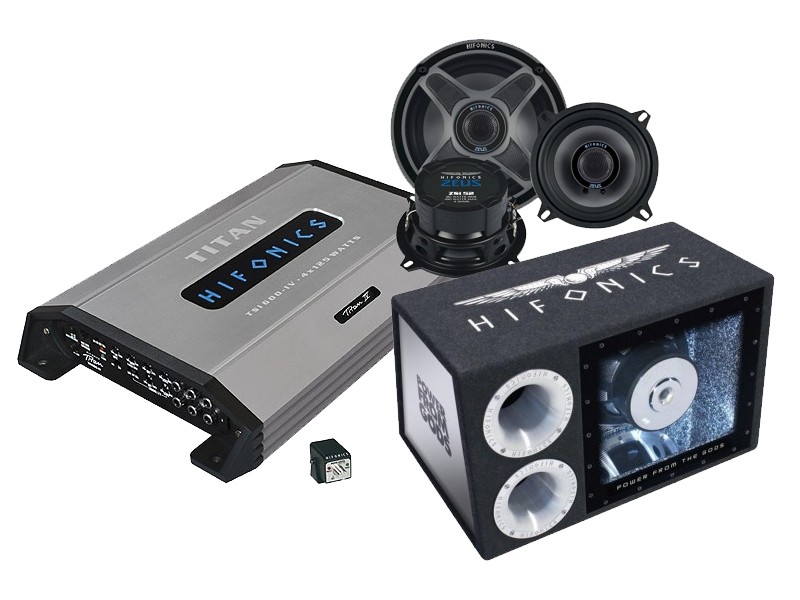 Hifonics Audio Set 1000 watt 16,5cm speakers