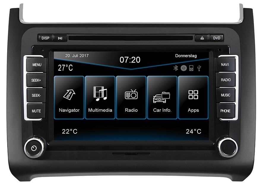 ESX Vision VN720 Radio/navigatie VW Polo 6C 17.8 cm (7") touchsc