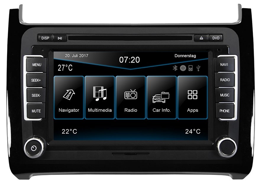 ESX Vision VN720 Radio/navigatie VW Polo 6C 17.8 cm (7") touchsc