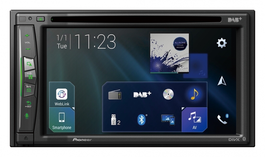 PIONEER autoradio AVIC-Z720DAB Navi / DAB / BT / Car Play / AV/CD/DVD