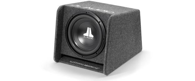 JL Audio subwoofer in kist CP112-W0v2