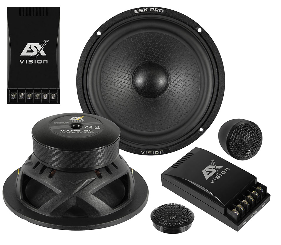 ESX VISION VXP PRO VXP6.2C 16,5cm 2 weg Compo Speakers