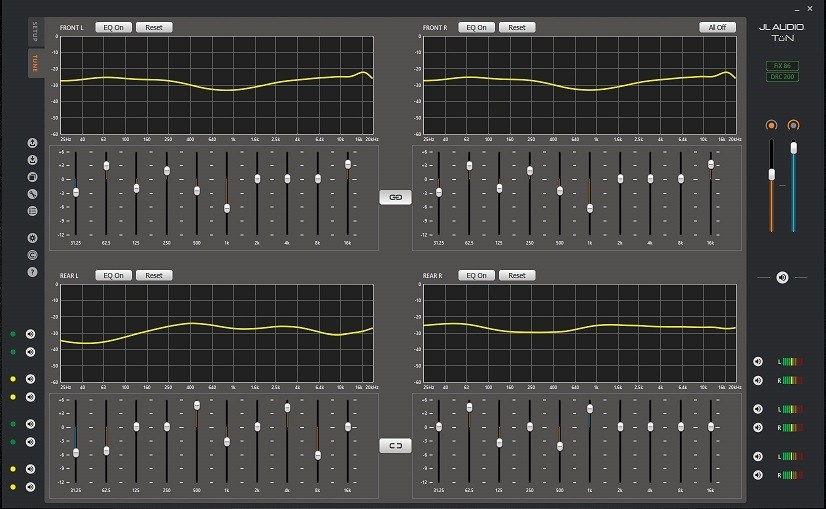 JL Audio Equalizer DSP Oem interface FIX82